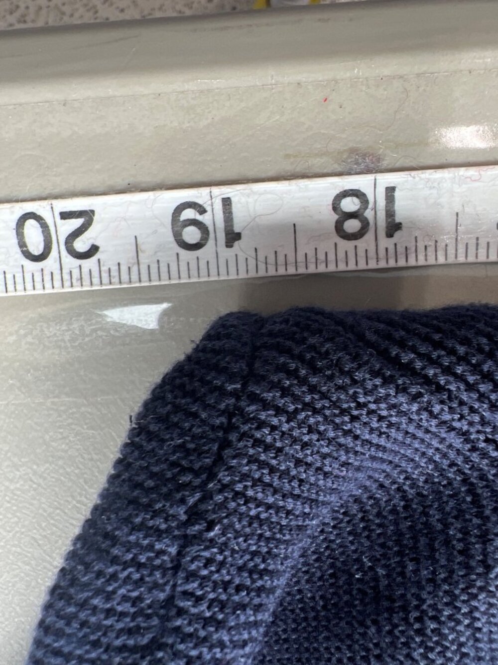 Talbots Button 3/4 Sleeve Sweater Size M Petite Navy Blue Cotton Rayon Cozy Knit - Picture 6 of 7